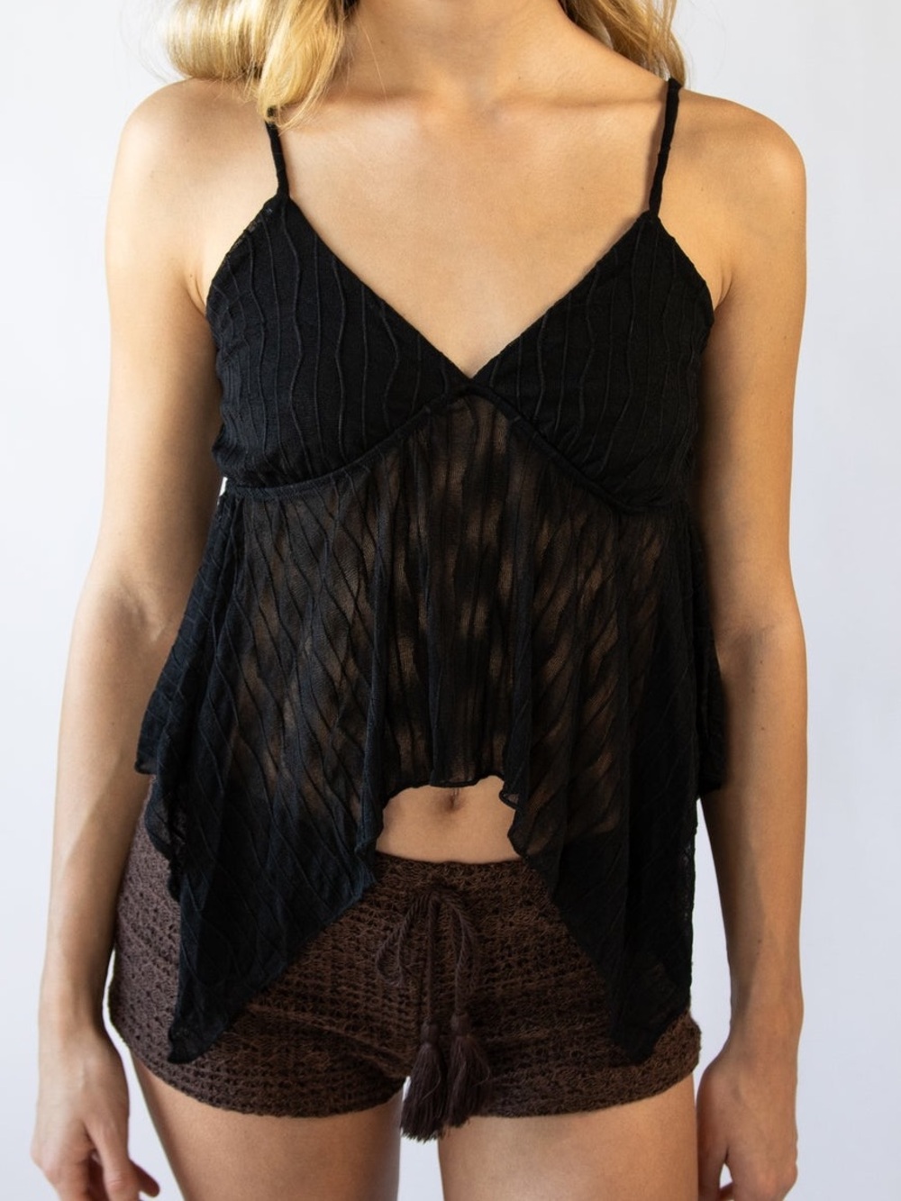 Shosho Lace Babydoll Tank